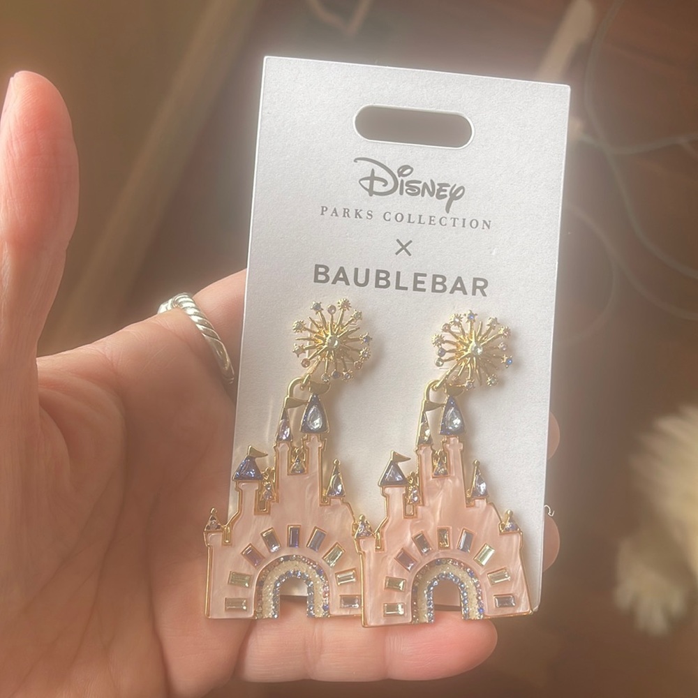 Baublebar x disney castle earrings